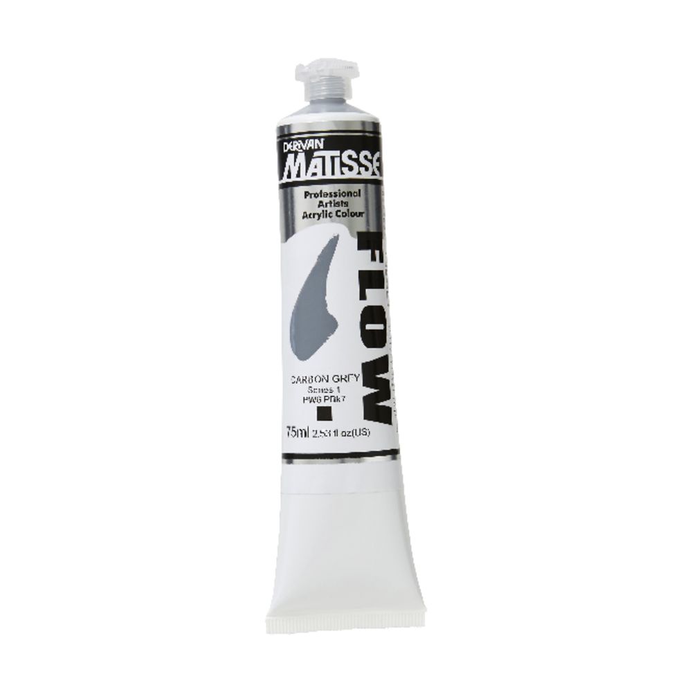 Derivan Flow Paint 75mL Carbon Grey