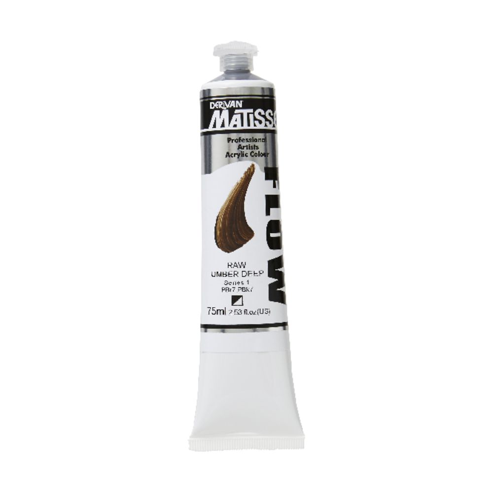 Derivan Flow Paint 75mL Raw Umber Deep S1