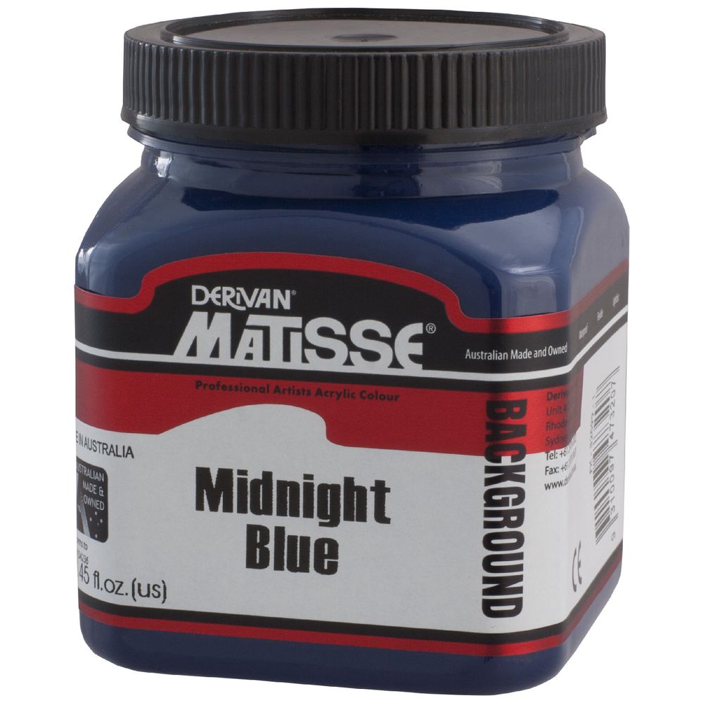 Derivan Background Paint 250mL Midnight Blue