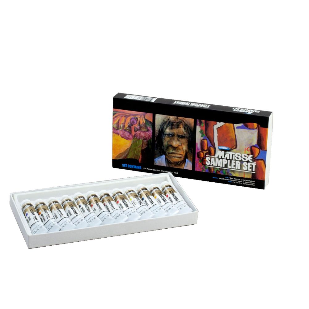 Derivan Matisse Structure Sample 12mL Set of 12