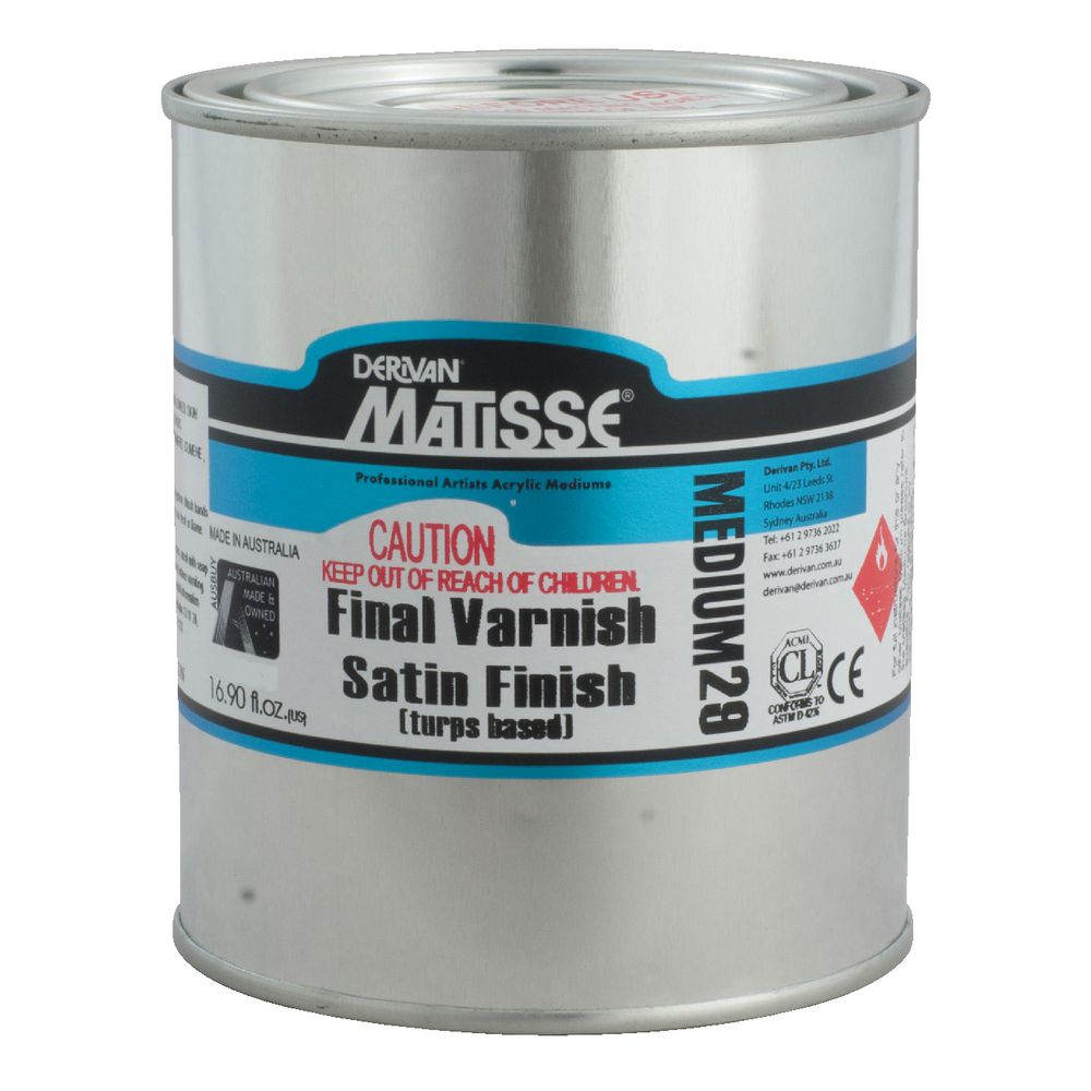 Derivan Matisse MM29 Satin Varnish 250mL