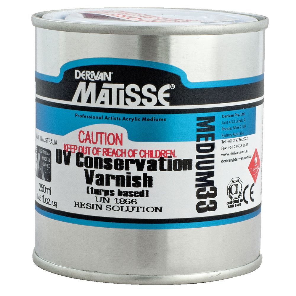 Derivan Matisse MM33 UV Conservation Varnish 250mL