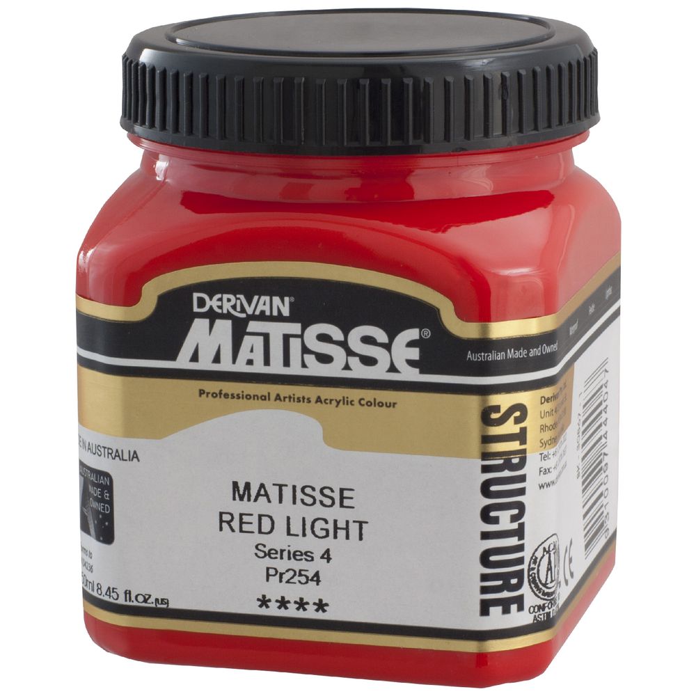 Derivan Structure Paint 250mL Matisse Light Red
