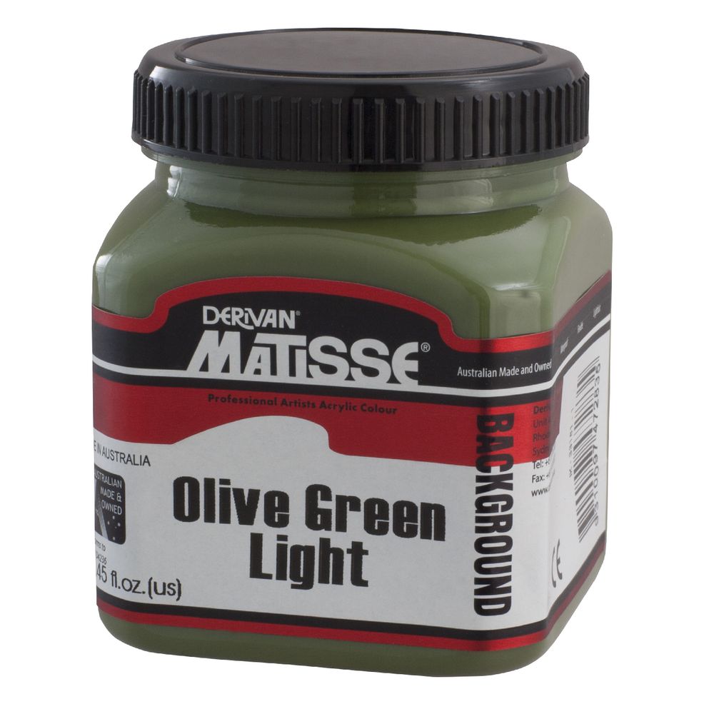 Derivan Background Paint 250mL Olive Green Light