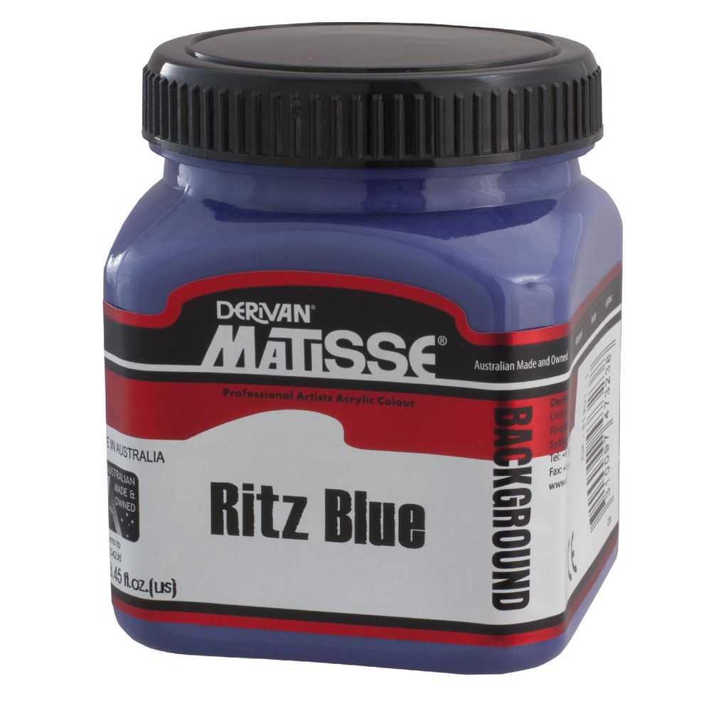 Derivan Background Paint 250mL Ritz Blue
