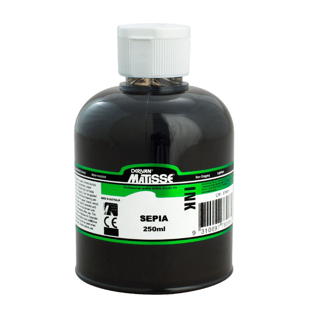 Derivan Matisse Ink 250mL Sepia