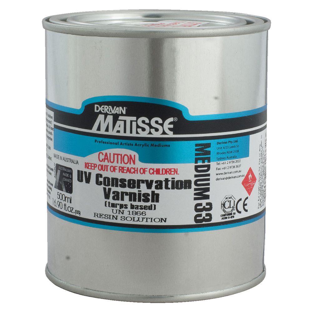 Derivan Matisse MM33 UV Conservation Varnish 500mL