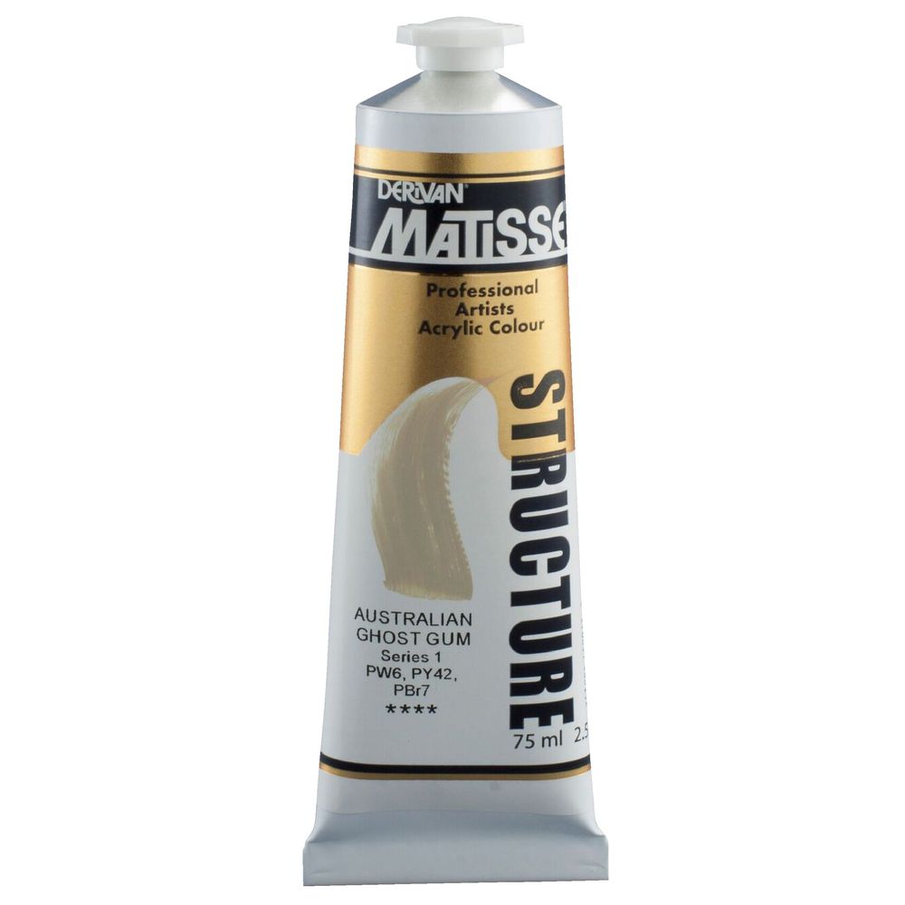 Derivan Structure Paint 75mL Australian Ghost Gum