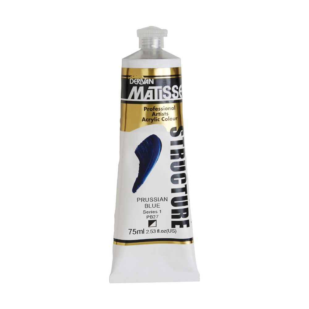 Derivan Structure Paint 75mL Prussian Blue S1