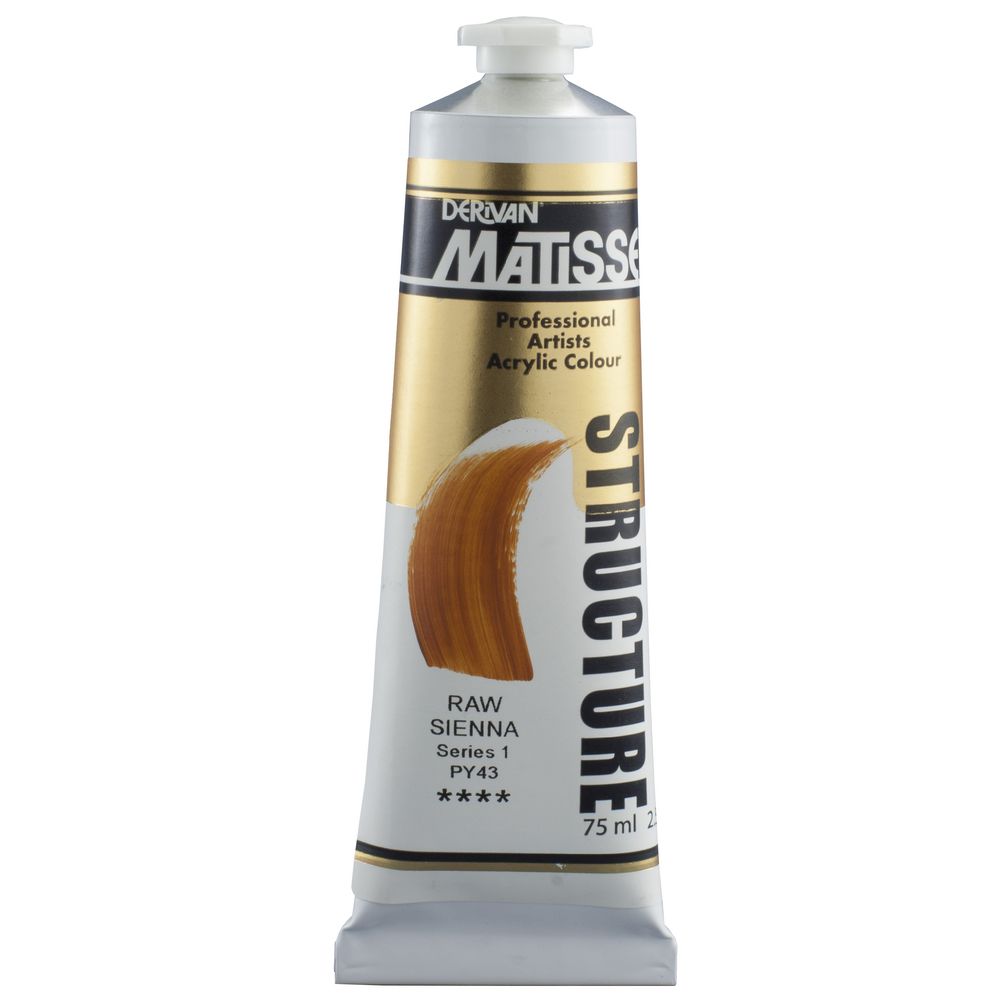 Derivan Structure Paint 75mL Raw Sienna S1