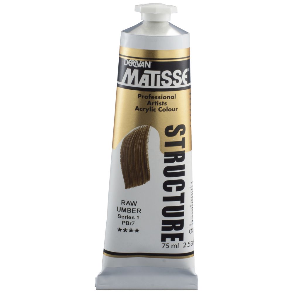 Derivan Structure Paint 75mL Raw Umber S1