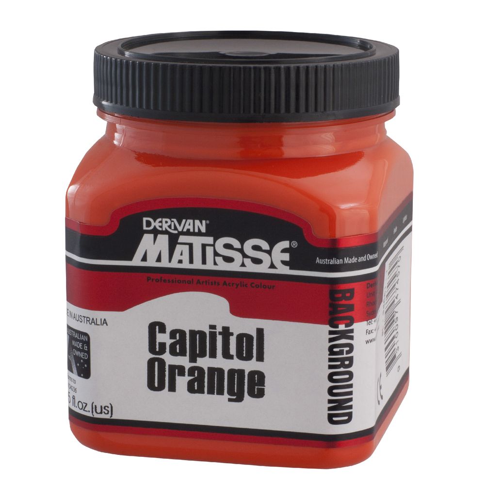 Derivan Background Paint 250mL Capitol Orange