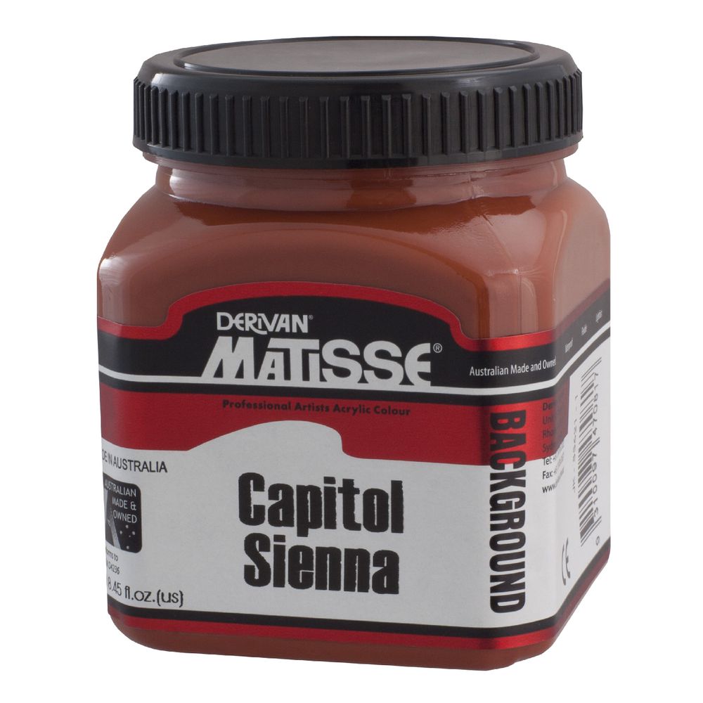 Derivan Background Paint 250mL Capitol Sienna