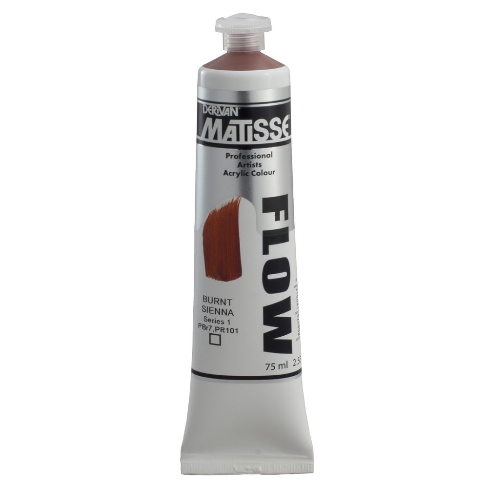 Derivan Flow Paint 75mL Burnt Sienna S1