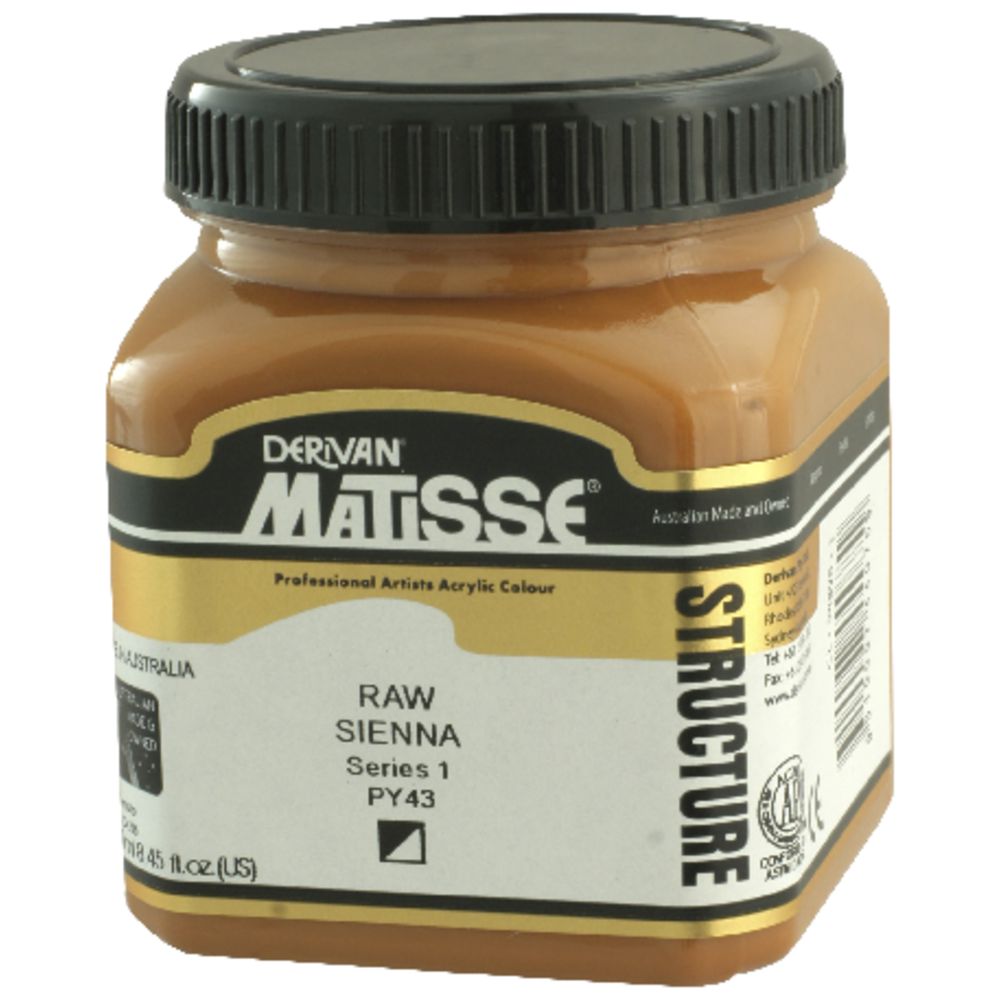 Derivan Structure Paint 250mL Raw Sienna