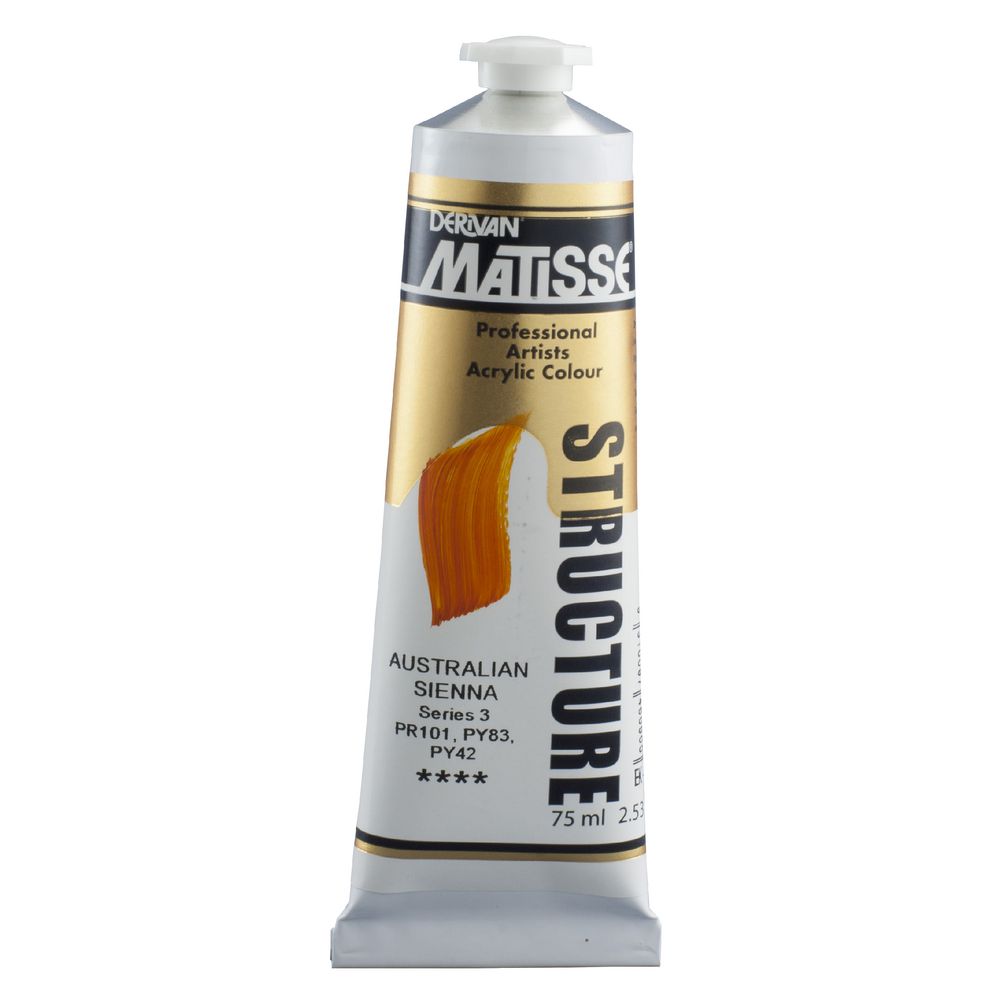 Derivan Structure Paint 75mL Australian Sienna S3