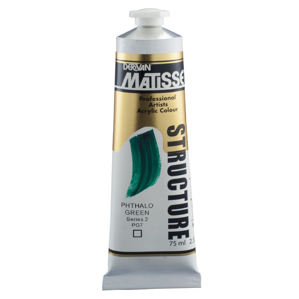 Derivan Structure Paint 75mL Phthalo Green S2