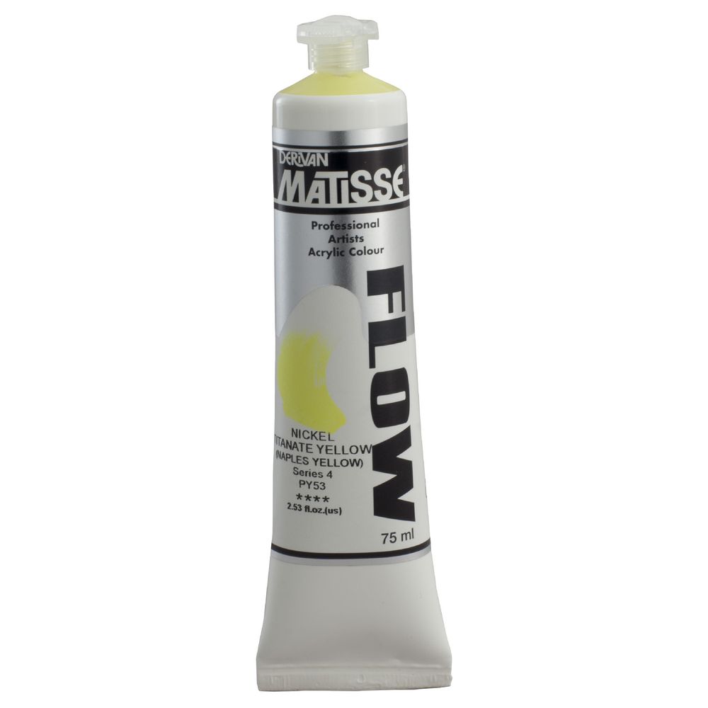 Derivan Flow Paint 75mL Nickel Yellow S4