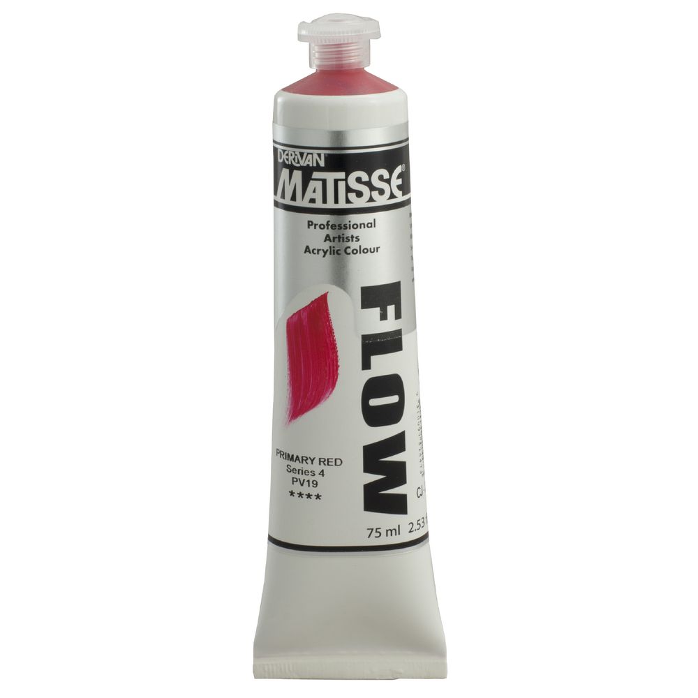 Derivan Flow Paint 75mL Primary Red S4