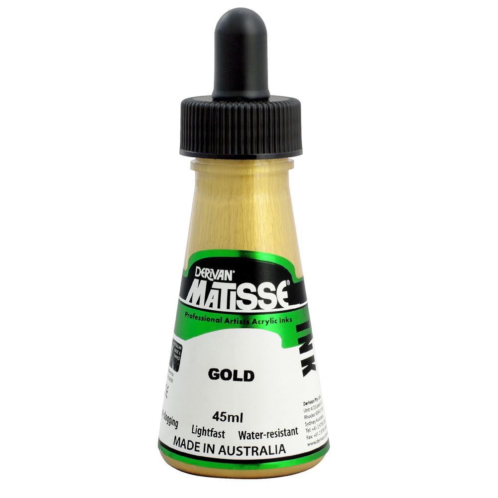 Derivan Matisse Ink 45mL Gold