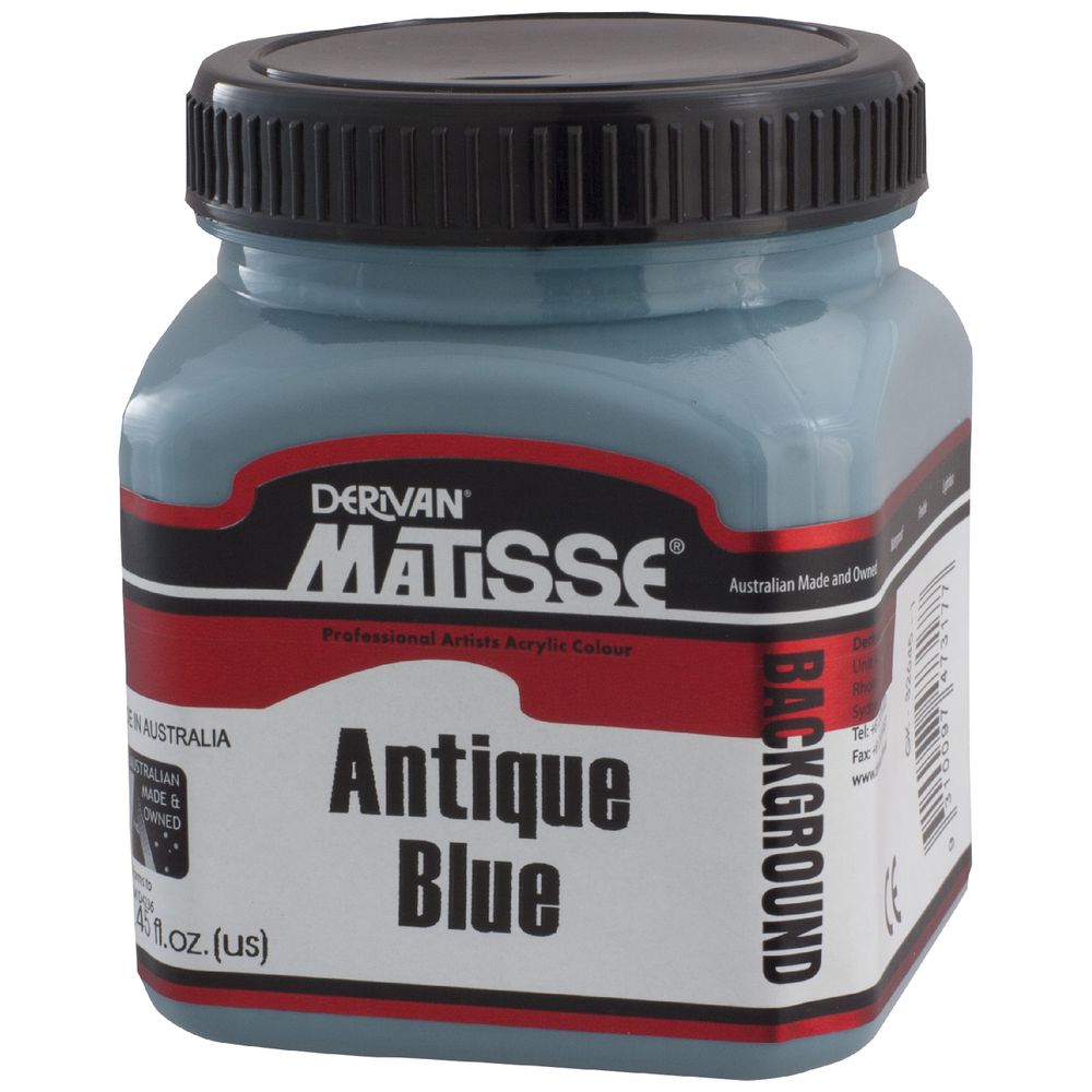 Derivan Background Paint 250mL Antique Blue