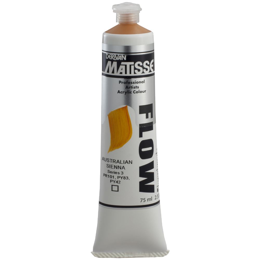 Derivan Flow Paint 75mL Australian Sienna S3