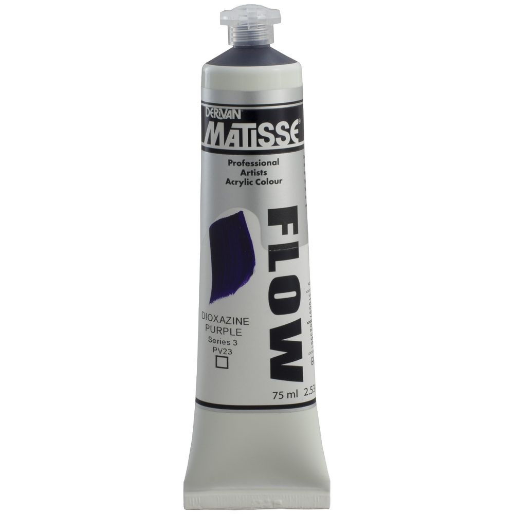 Derivan Flow Paint 75mL Dioxazine Purple S3
