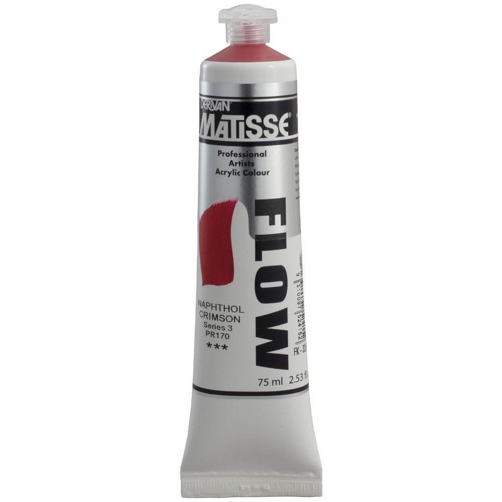 Derivan Flow Paint 75mL Napthol Crimson S3