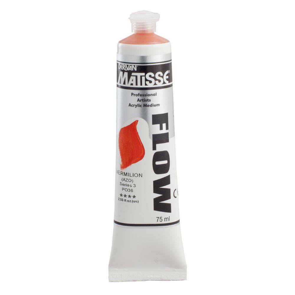 Derivan Flow Paint 75mL Vermilion S3