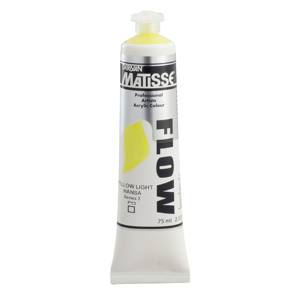Derivan Flow Paint 75mL Light Hansa S2