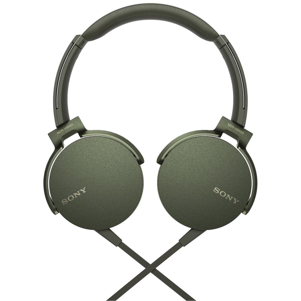 Sony Extra Bass Headphones Green