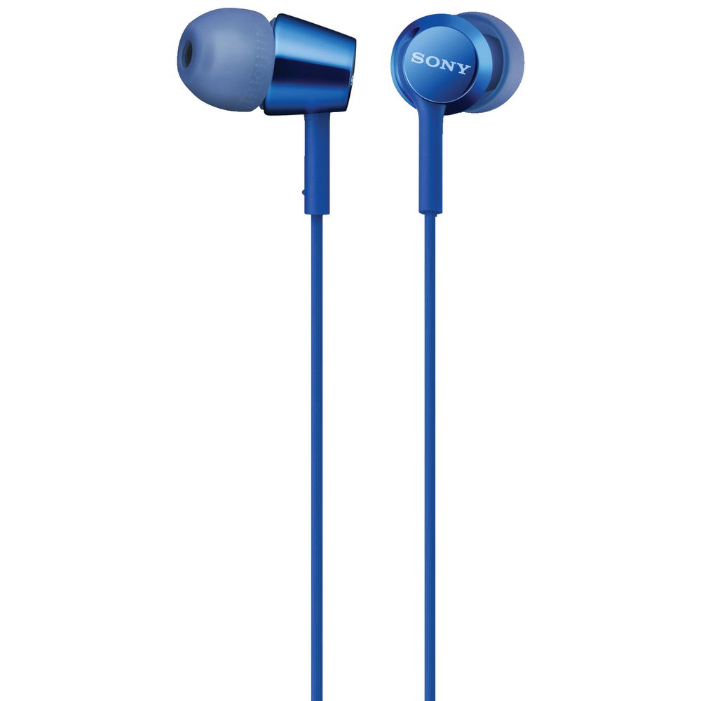 Sony Earphones with Remote Blue