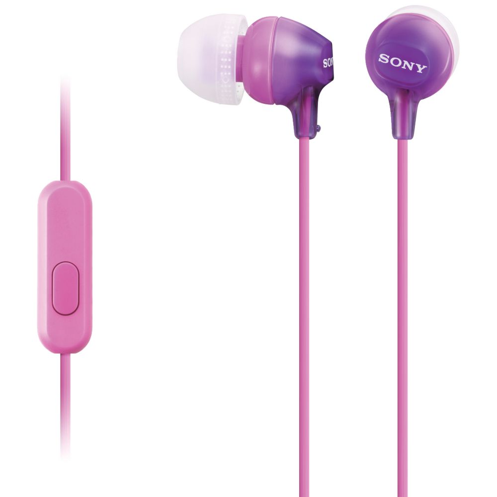 Sony Earphones with Smartphone Control Purple