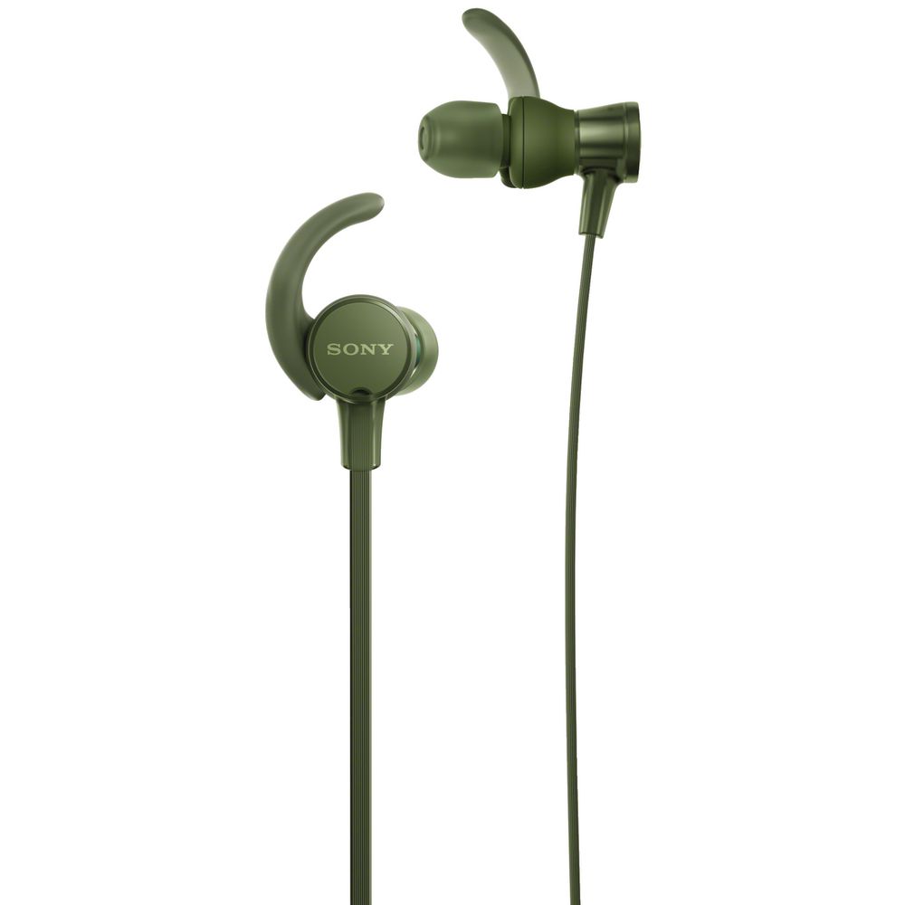 Sony Extra Bass Sports Earphones Green