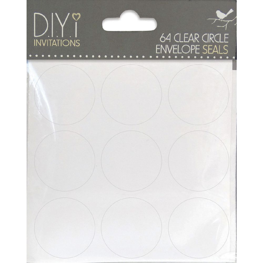 DIYi Envelope Seal Round 64 Pack