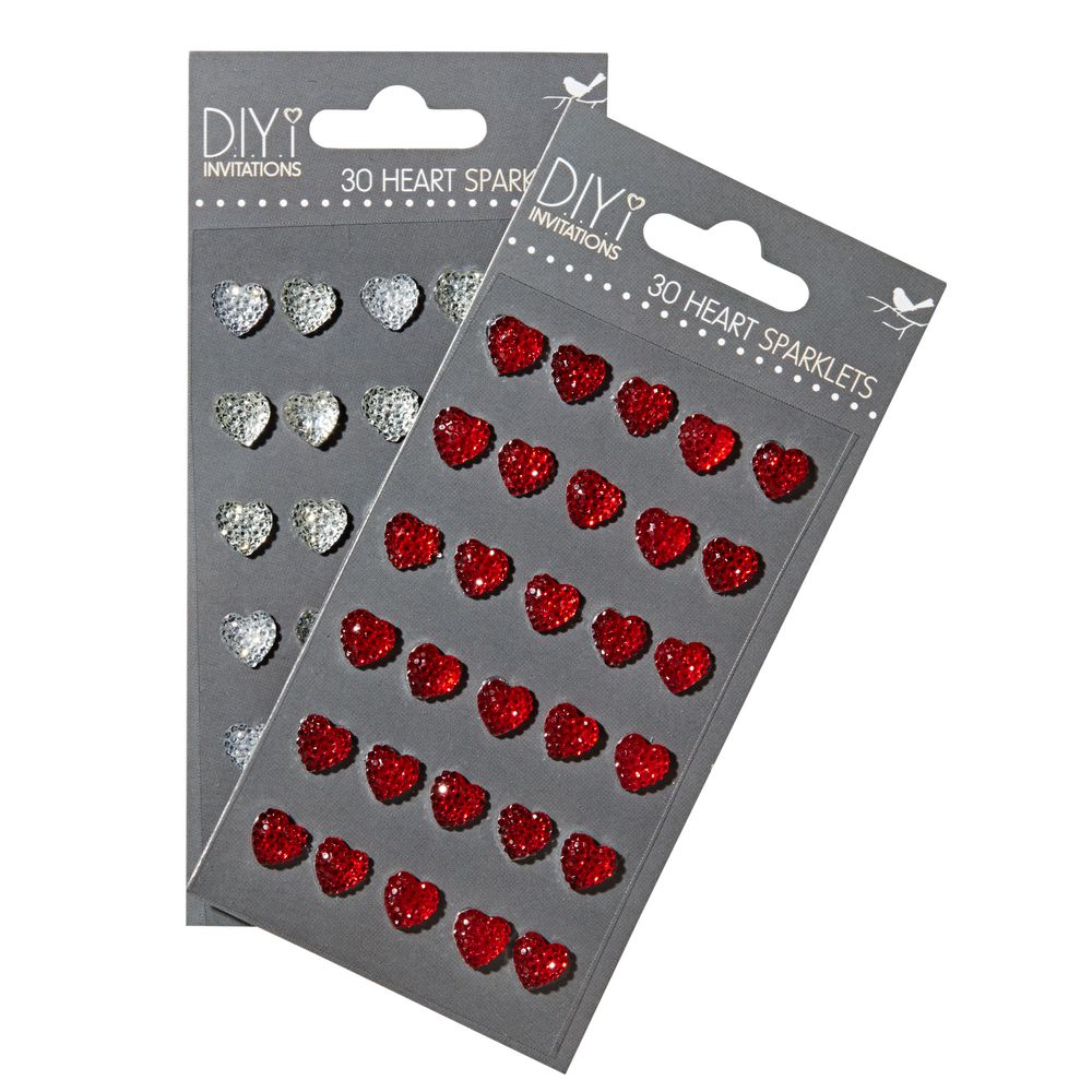 DIYi Adhesive Heart Sparklets
