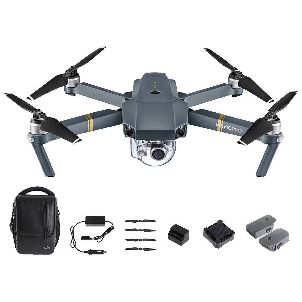 DJI Mavic Pro 4K Drone Fly More Combo
