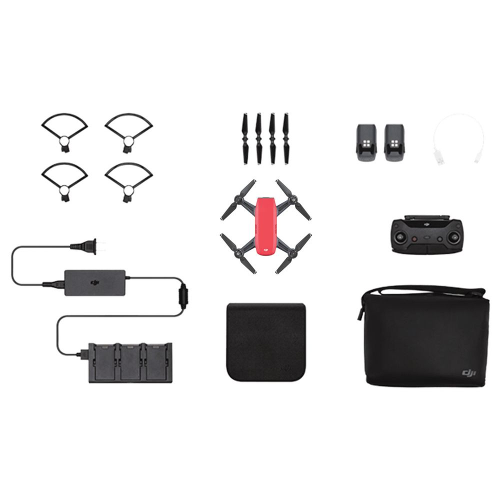 DJI Spark Fly More Combo Red