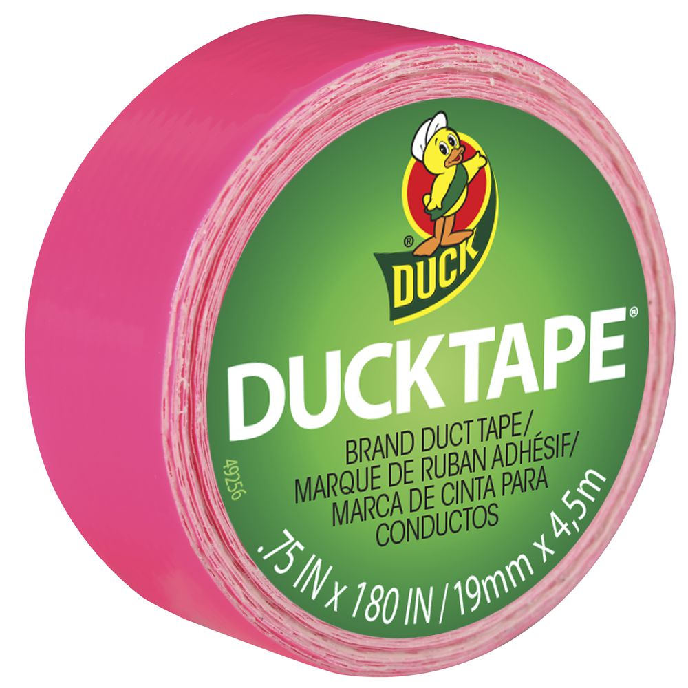Duck Ducklings Mini Roll Neon Pink 19mm x 4.5m