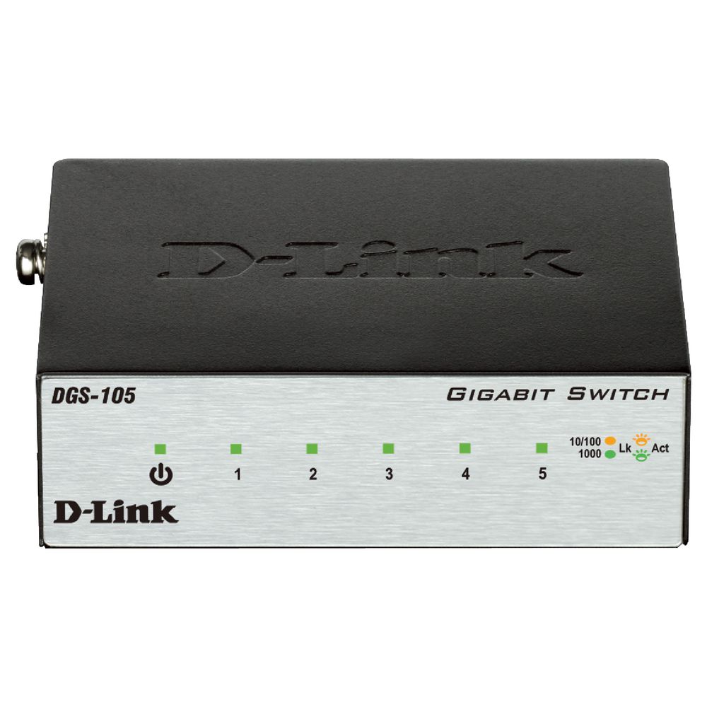 D-Link 5 Port Gigabit Desktop Switch DGS-105