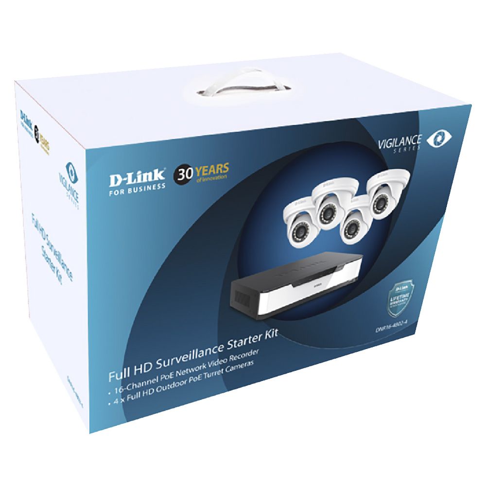 D-Link DNR16-4802-4 Full HD Surveillance Kit