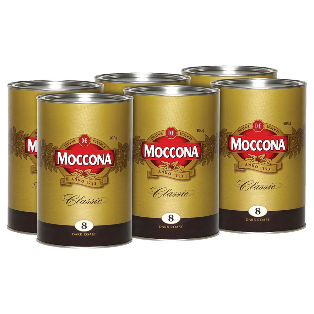 Moccona Classic Dark Instant Coffee 500g 6 Pack