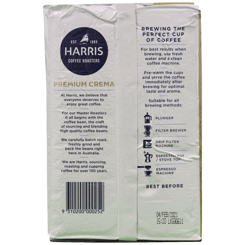 Harris Premium Ground Coffee 1kg