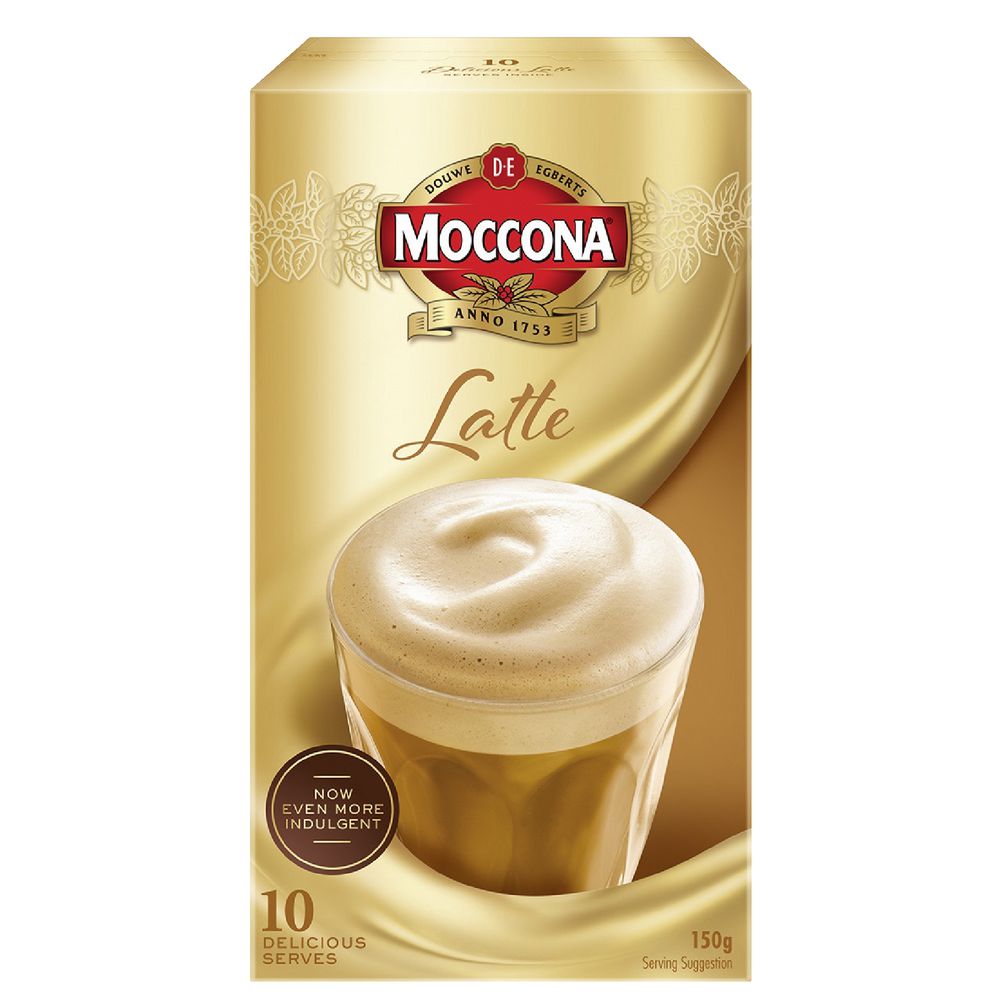 Moccona Latte Sachets 10 Pack