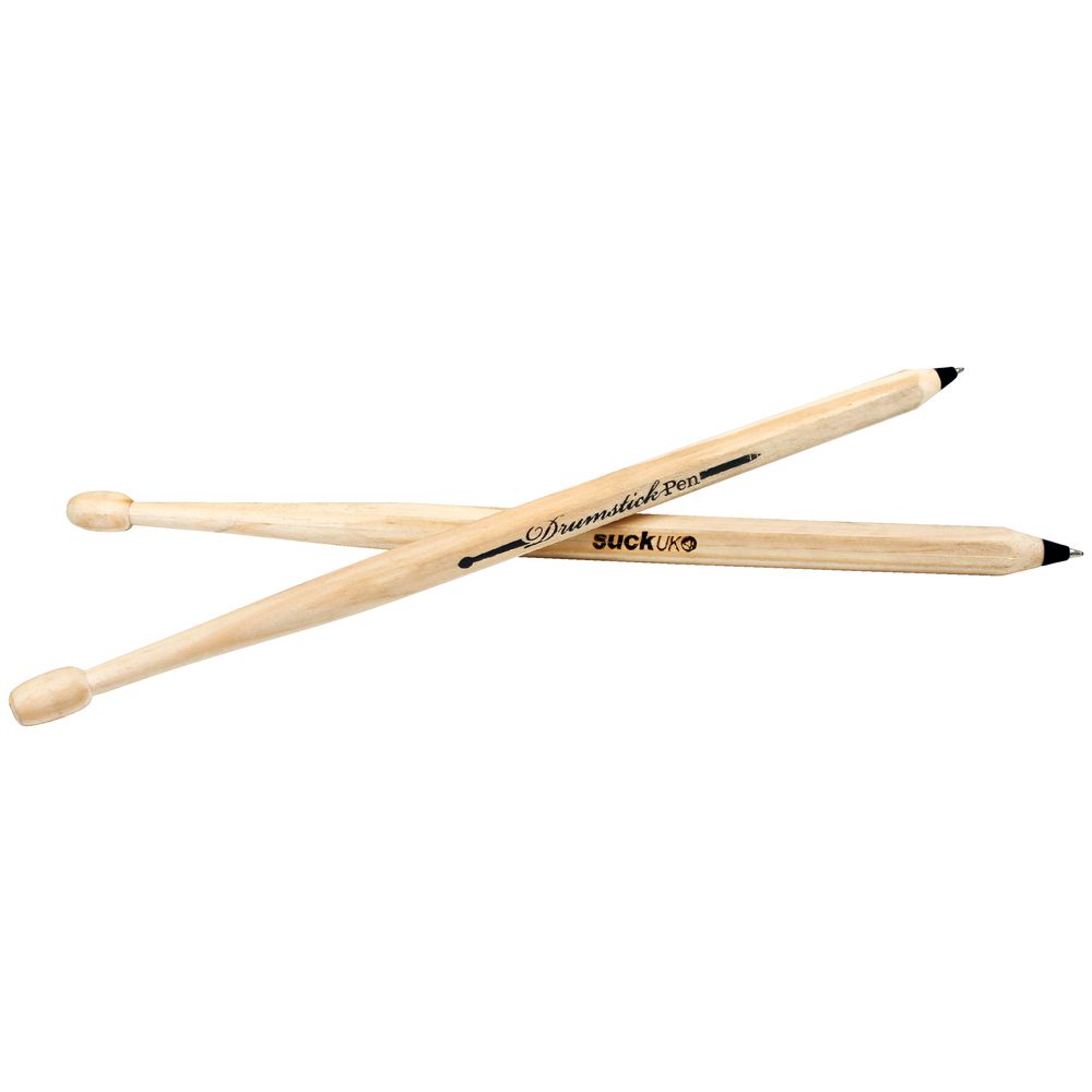 Suck UK Drumstick Pen 2 Pack Black Ink