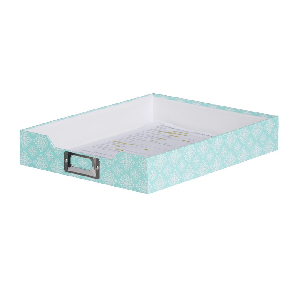 Otto Desk Accessory Set Aqua 4 Pack
