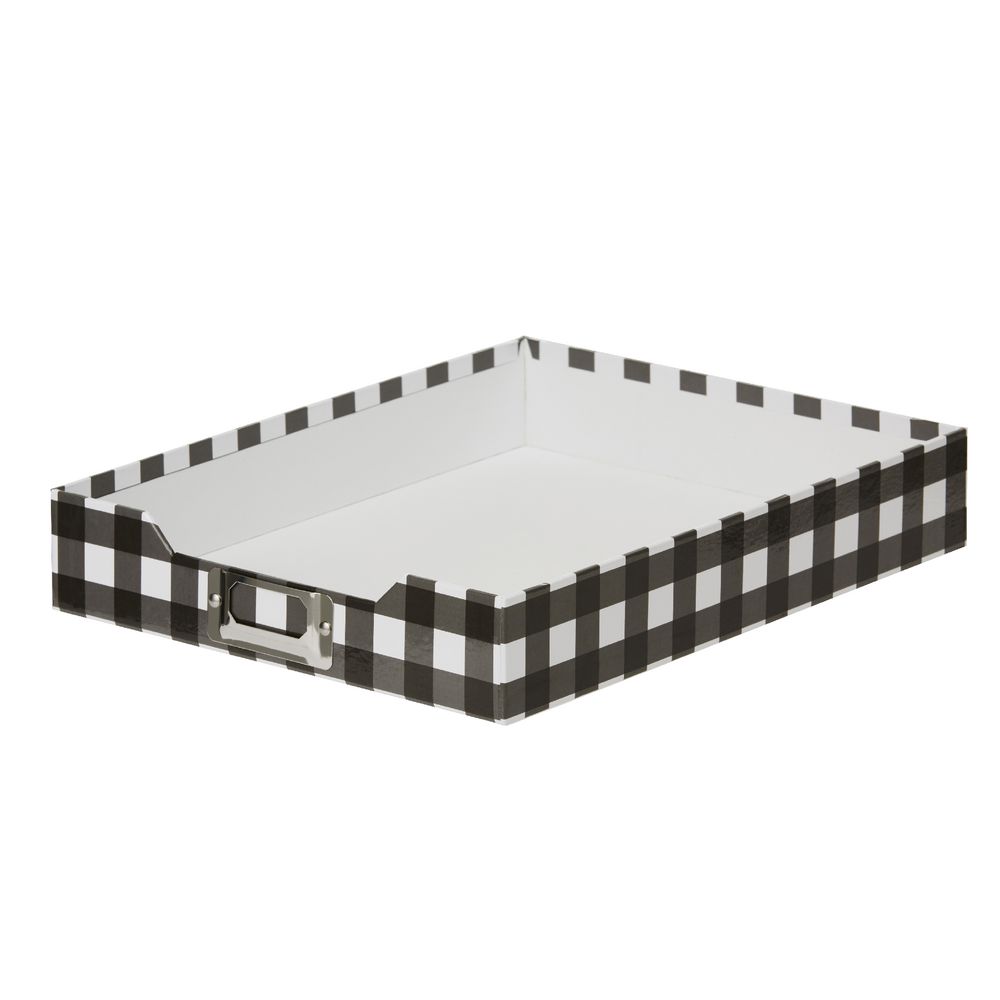 Otto Desk Accessory Set Black Checkered 4 Pack Officeworks