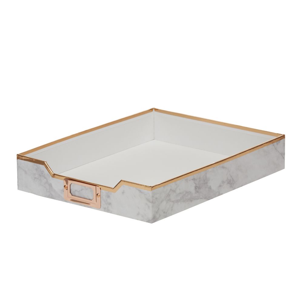 Otto Desk Accessory Set Marble 4 Pack