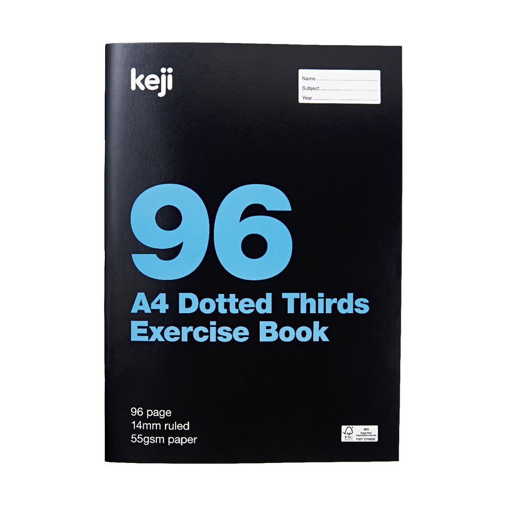 Keji A4 Dotted Thirds Book 14mm 96 Page
