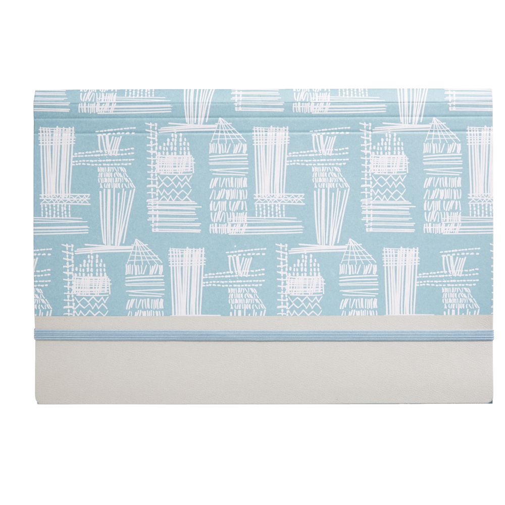 A4 Premium Board Document Wallet Dusty Blue